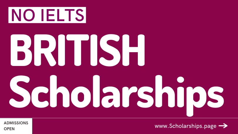 British Scholarships With IELTS Exemption - UK Admissions