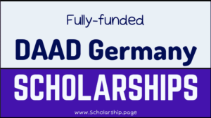 DAAD Scholarships 2023-2024 (Fully Funded Scholarships in Germany)