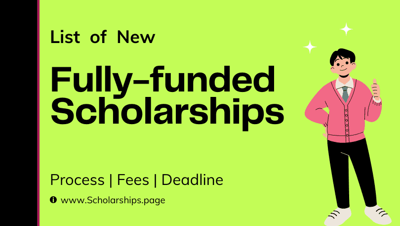 5 New Fully-funded Scholarships 2023 for International Students